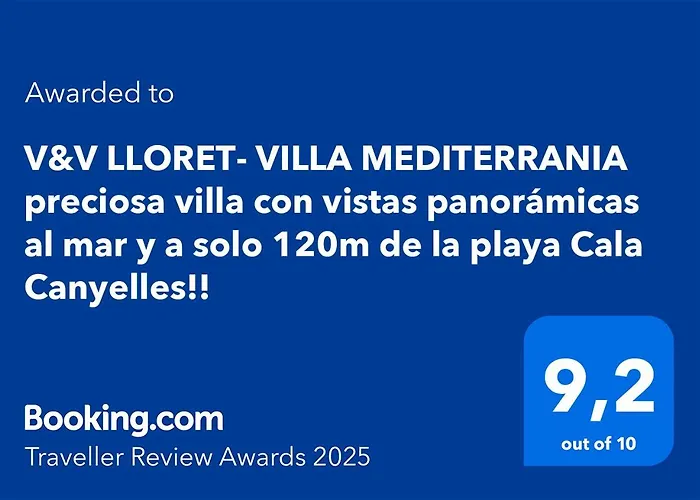 V&v Lloret- Mediterrania, Preciosa Con Panoramicas Vistas Mar En Zona Muy Tranquila Y Residencial Vakantiehuis Lloret de Mar