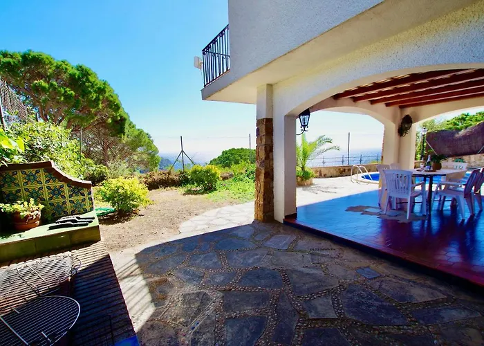 V&v Lloret- Mediterrania, Preciosa Con Panoramicas Vistas Mar En Zona Muy Tranquila Y Residencial Dom wakacyjny